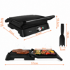 7e41cde6-0ada-4ca2-a583-404d6abe3576 Elektrisk kontaktgrill og paninigrill 2000 W med temperaturregulering – sort