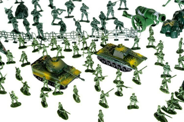 115364.jpg Militærbase-legetøj med 300 dele og opbevaringstaske