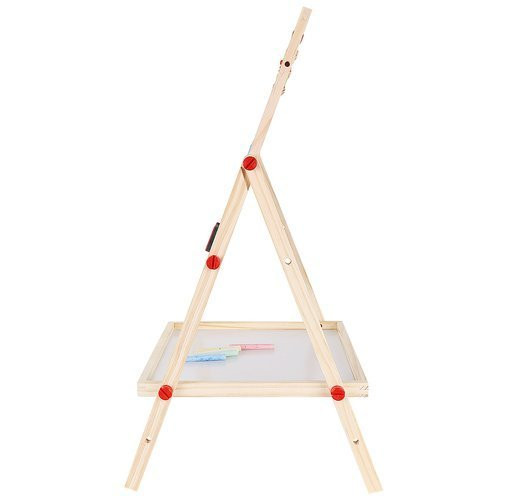 115537.jpg Dobbeltsidet tegnetavle i træ 6-i-1 med tilbehør – 67 cm