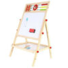 115538.jpg Dobbeltsidet tegnetavle i træ 6-i-1 med tilbehør – 67 cm