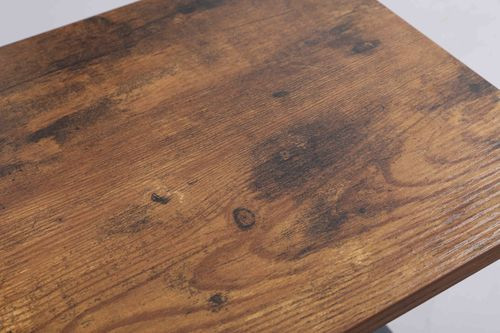 115668.jpg Skohylde med tøjbøjle XL vintage brun/sort industrielt design
