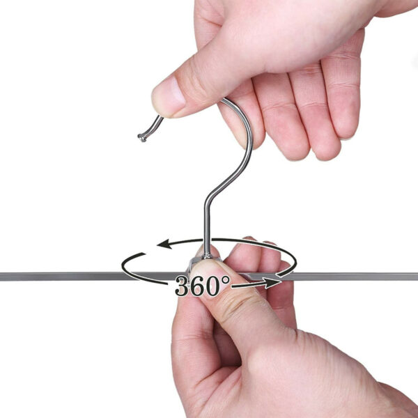 121241.jpg Buksebøjler i metal, 31 cm - forkromet, pakke med 20