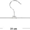 121242.jpg Buksebøjler i metal, 31 cm - forkromet, pakke med 20