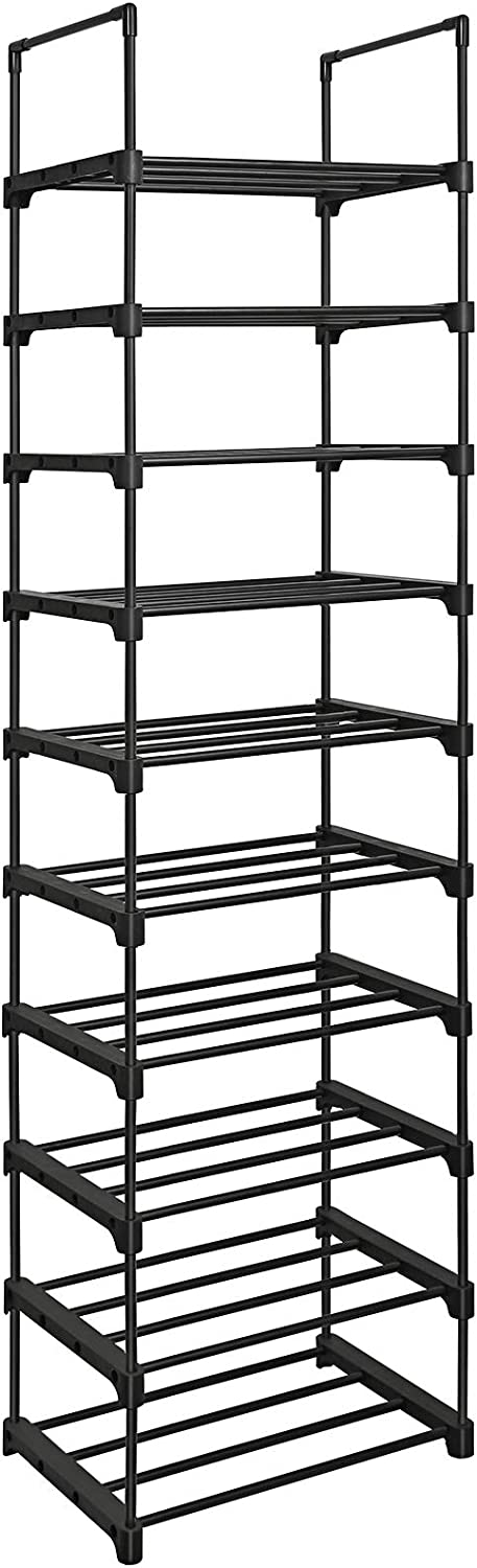 LSA25BK-0.jpg Skostativ Fleksible - reol 45x30x174 cm - Sort