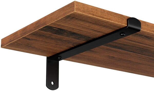 LWS04NB-4.jpg 2-Pak Væghylder 60x20x7 cm brun-sort