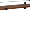 LWS04NB-5.jpg 2-Pak Væghylder 60x20x7 cm brun-sort