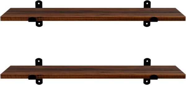LWS04NB-6.jpg 2-Pak Væghylder 60x20x7 cm brun-sort