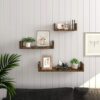 LWS066T01-1.jpeg Væghylde sæt U-formet 3 stk vintage brun træ 60×45×30 cm