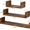 LWS066T01-3.jpeg Væghylde sæt U-formet 3 stk vintage brun træ 60×45×30 cm
