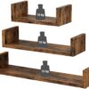 LWS066T01-4.jpeg Væghylde sæt U-formet 3 stk vintage brun træ 60×45×30 cm