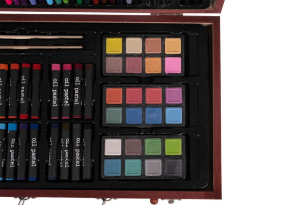 eng_pl_Painting-set-in-a-case-148pcs-15254_12 Stort malesæt i trææske med skuffe – 148 dele