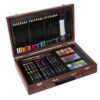eng_pl_Painting-set-in-a-case-148pcs-15254_6 Stort malesæt i trææske med skuffe – 148 dele